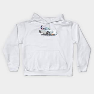 1991 Porsche 911 Carrera 4 Cabriolet Kids Hoodie